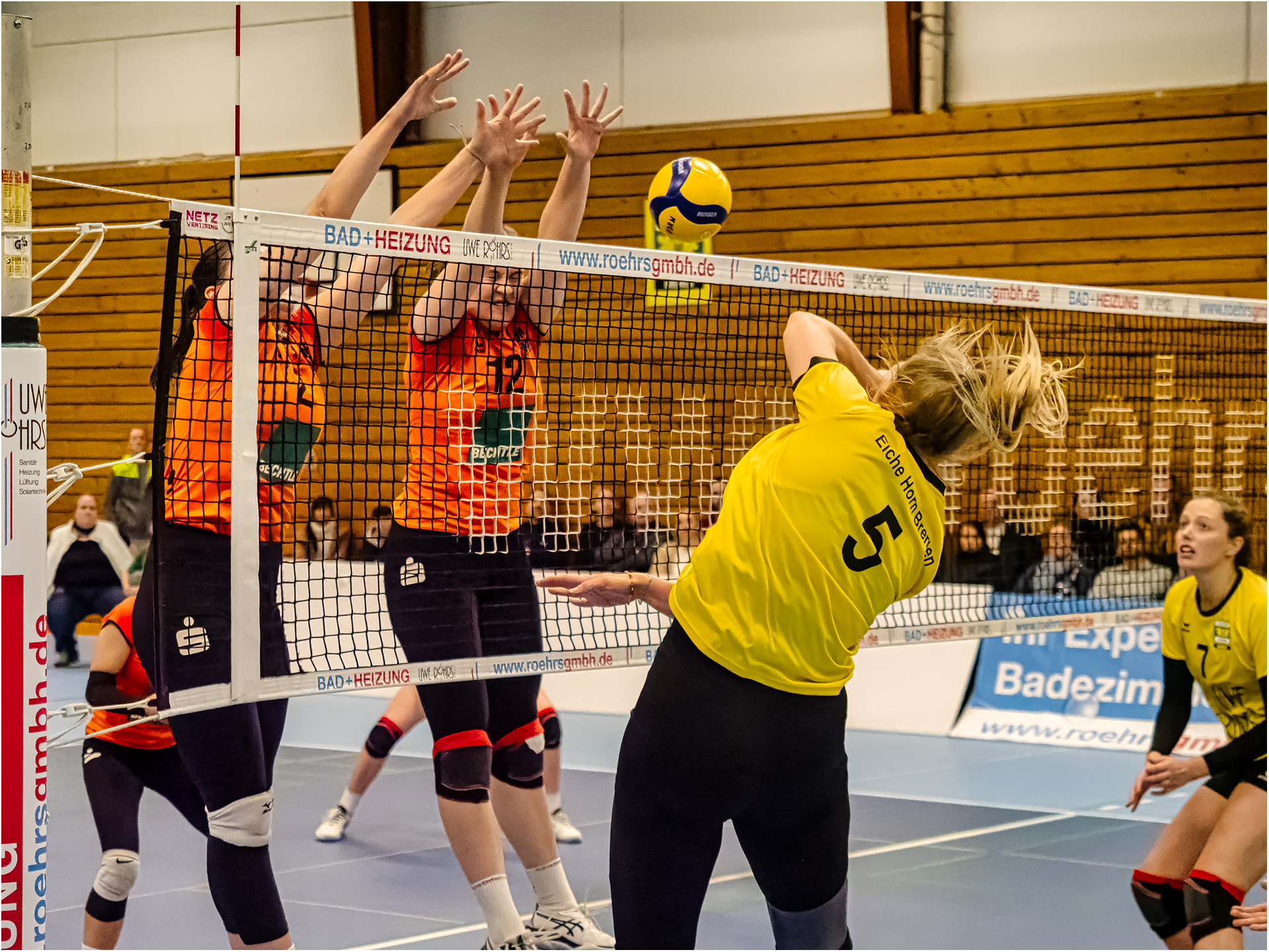 TV Eiche Horn Volleyball Angriff